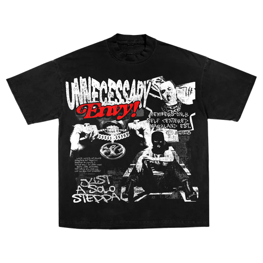 Red Unnecessary Envy T-Shirt